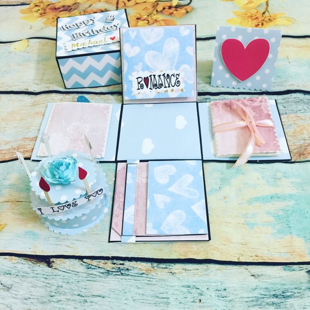 15 giấy cứng khổ 32x32 làm Scrapbook