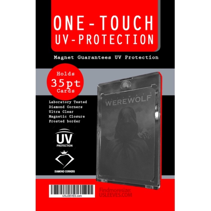 1 chiếc ONE TOUCH USLEEVES nam châm, Bảo vệ thẻ bài, card idol, chống tia UV