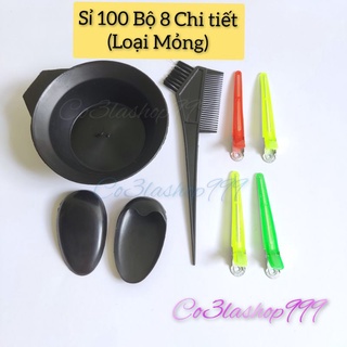Sỉ 100 Bộ dụng cụ nhuộm tóc 8 chi tiết