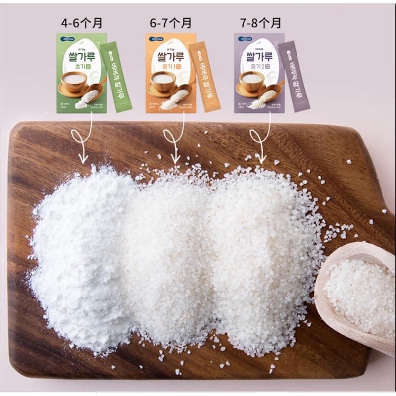 Gạo hạt vỡ ăn dặm hữu cơ Bebecook Hàn Quốc cho bé (3 bước) - BoBa store