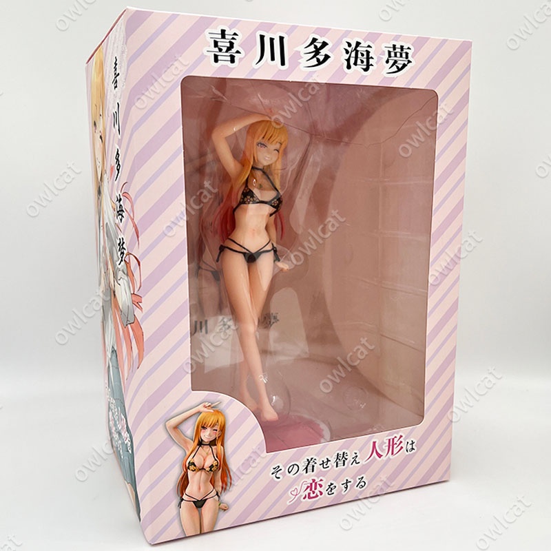 Mô Hình Nhân Vật My Dress-Up Darling Marin Kitagawa  23cm Anime Marine JK Coser Cosplayer Figure Packed in Box Bikini Model Sono Bisque Doll Wa Koi Wo Suru