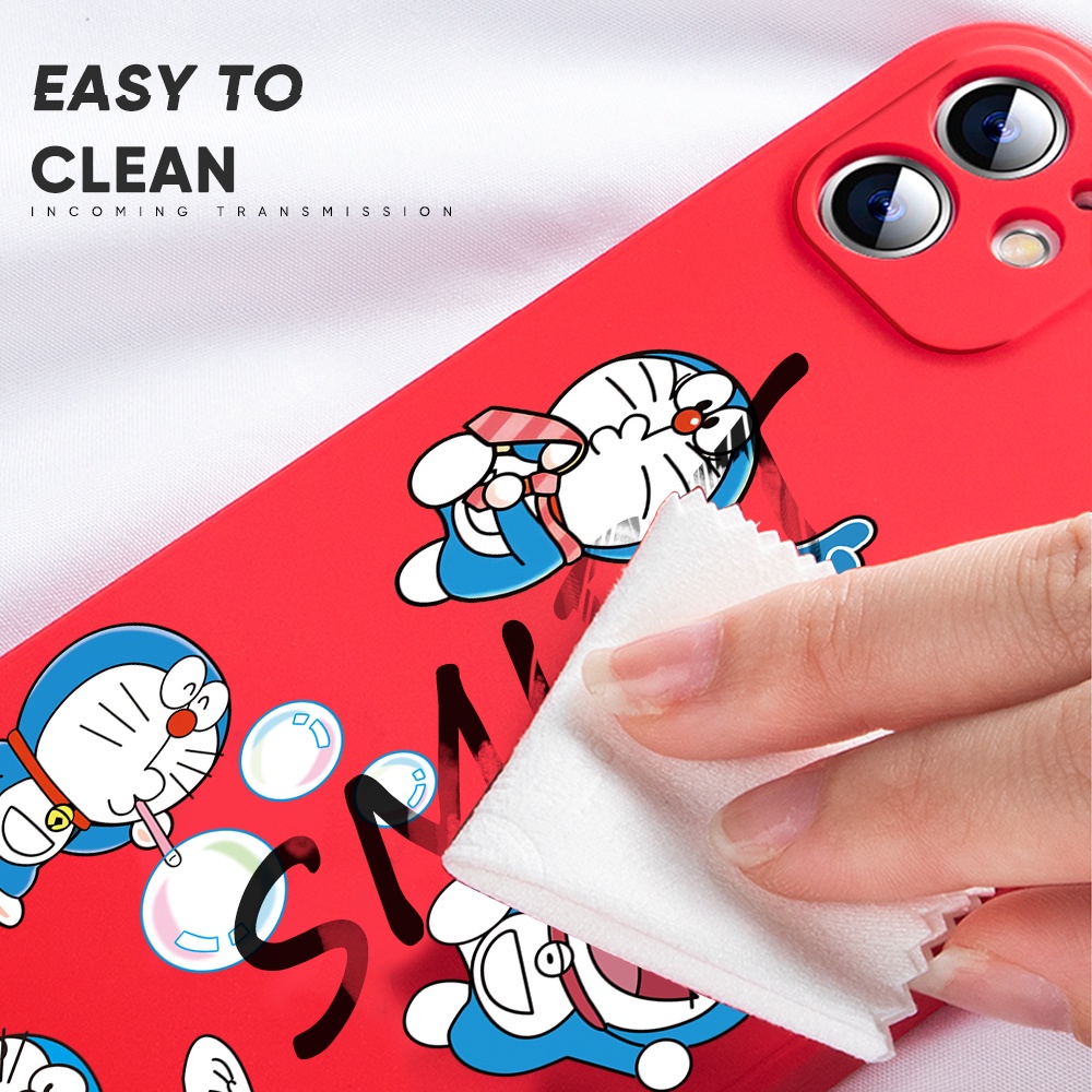 Ốp Điện Thoại Silicon Họa Tiết Doraemon Hoạt Hình Bảo Vệ Camera Cho Xiaomi Redmi Note 11/Note 11S