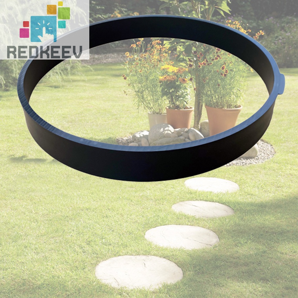 Khuôn làm gạch lót đường đi hình tròn tiện dụng cho sân vườn DIY