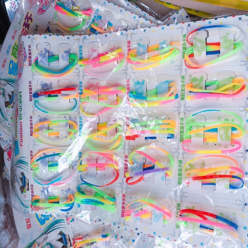 sỉ vỉ 20 bộ vòng tay chun tiện dụng( bộ 4 chiếc)