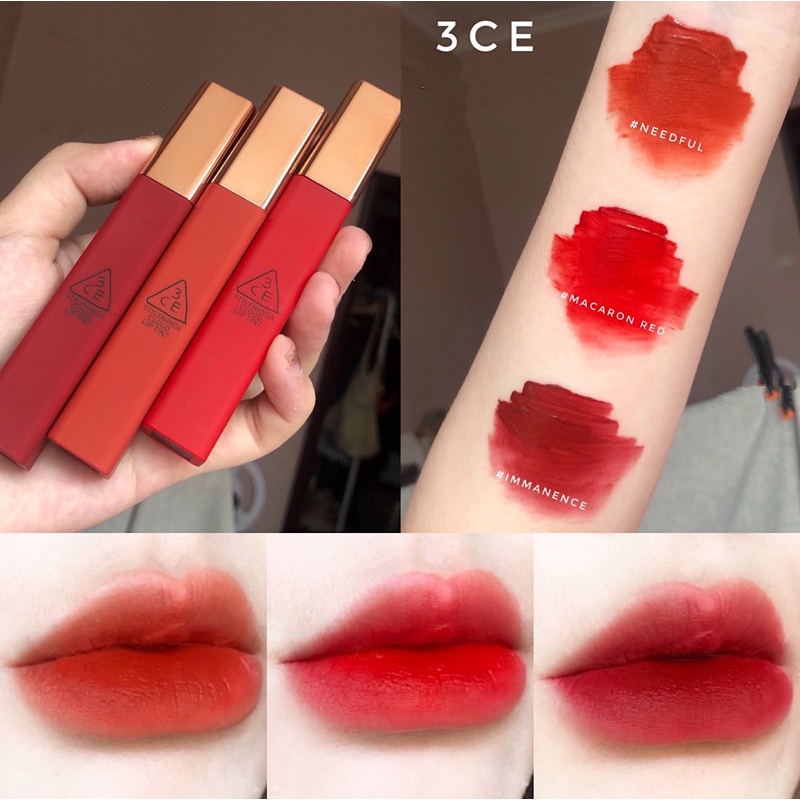 [Hàng mới về] Son tint 3CE chất nhung 4g cao cấp | BigBuy360 - bigbuy360.vn