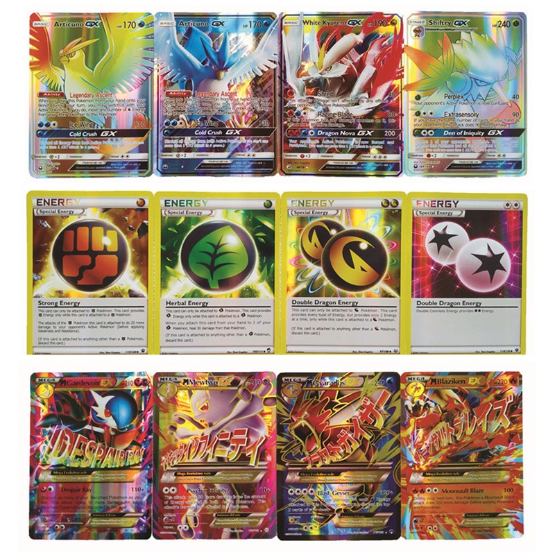 Hộp 324 Thẻ Bài Pokemon Phiên Bản Tiếng Anh Rực Rỡ