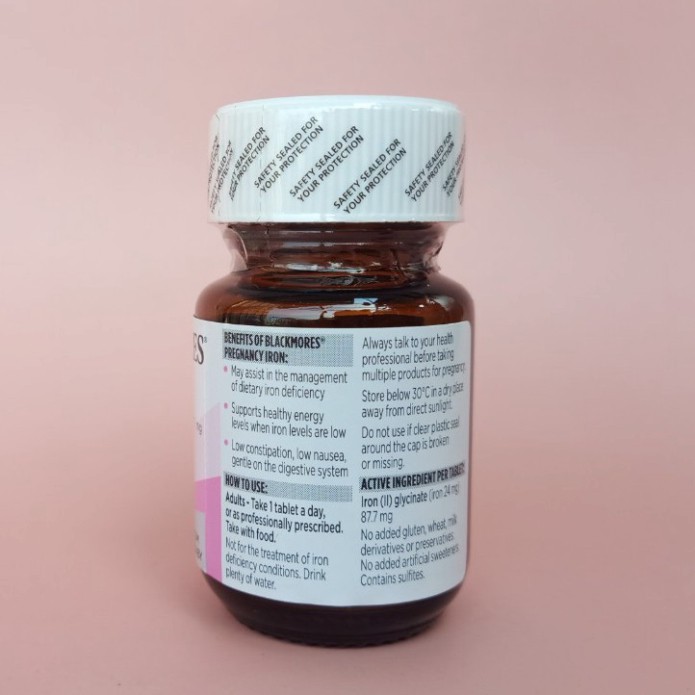 Giá Shock Viên uống sắt Blackmore Pregnancy Iron 30V