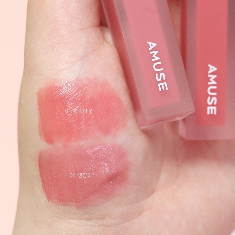 SON siêu lì, mềm môi AMUSE DEW VELVET hót tại Hàn Quốc.