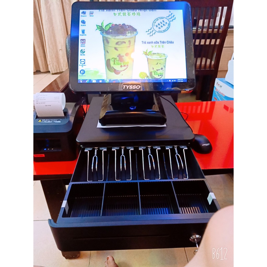 TRỌN BỘ MÁY POS BÁN HÀNG CẢM ỨNG NK 2400