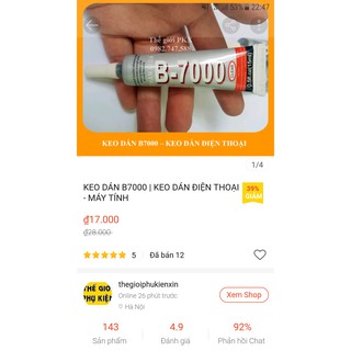 KEO DÁN B7000 | KEO DÁN ĐIỆN THOẠI - MÁY TÍNH