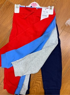 Set 4 quần bé trai george auth size 6-9, 12-18