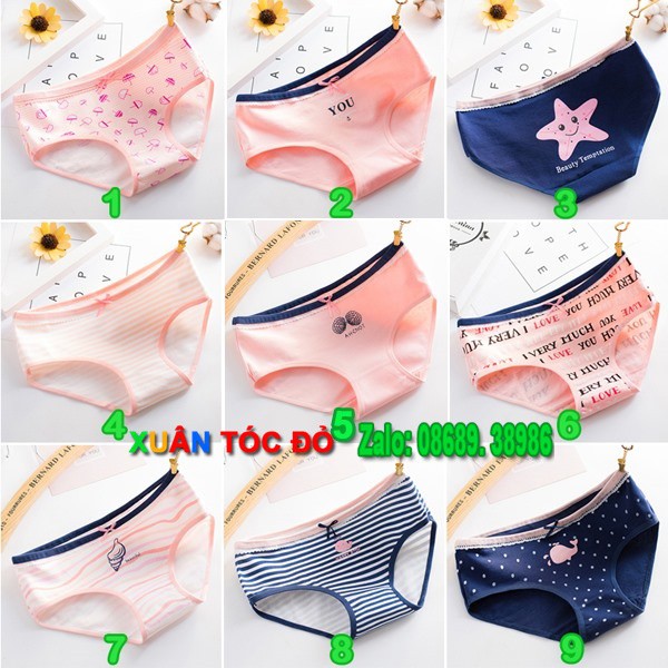 SỈ ZALO RẺ HƠN NHIỀU_ Quần Lót 9 Kiểu Lovely Dễ Thương M024 | BigBuy360 - bigbuy360.vn