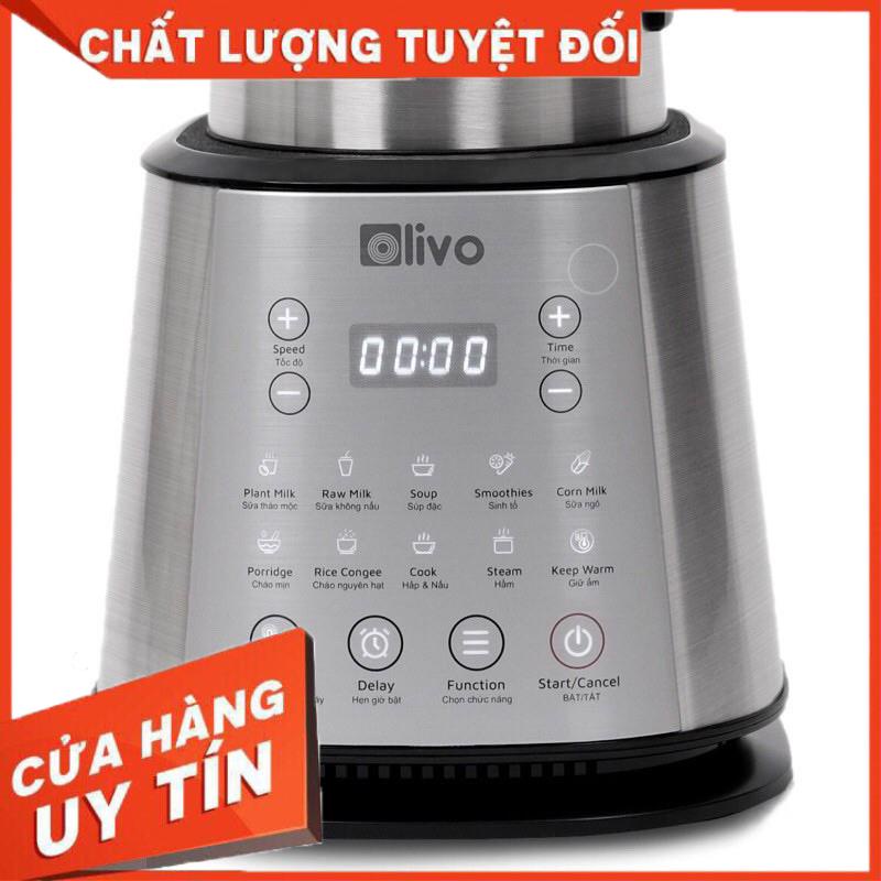 Máy Làm Sữa Hạt OLIVO X20 1800W Chính hãng - BH 24 tháng Máy Xay Sinh Tố, Làm Sữa Hạt Siêu Mịn Thương Hiệu Mỹ