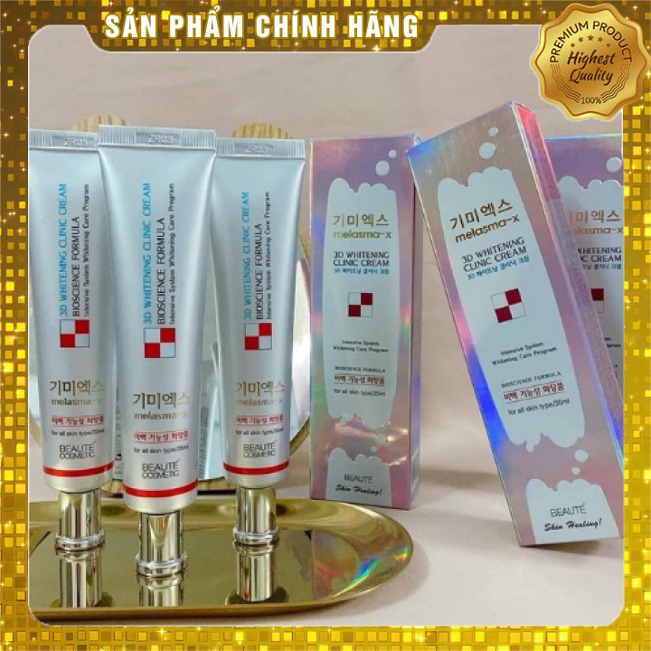 Kem Nám Tàn Nhang Dưỡng Trắng Melasma-X 3D Whitening Clinic Cream 35ml Hàn Quốc | BigBuy360 - bigbuy360.vn
