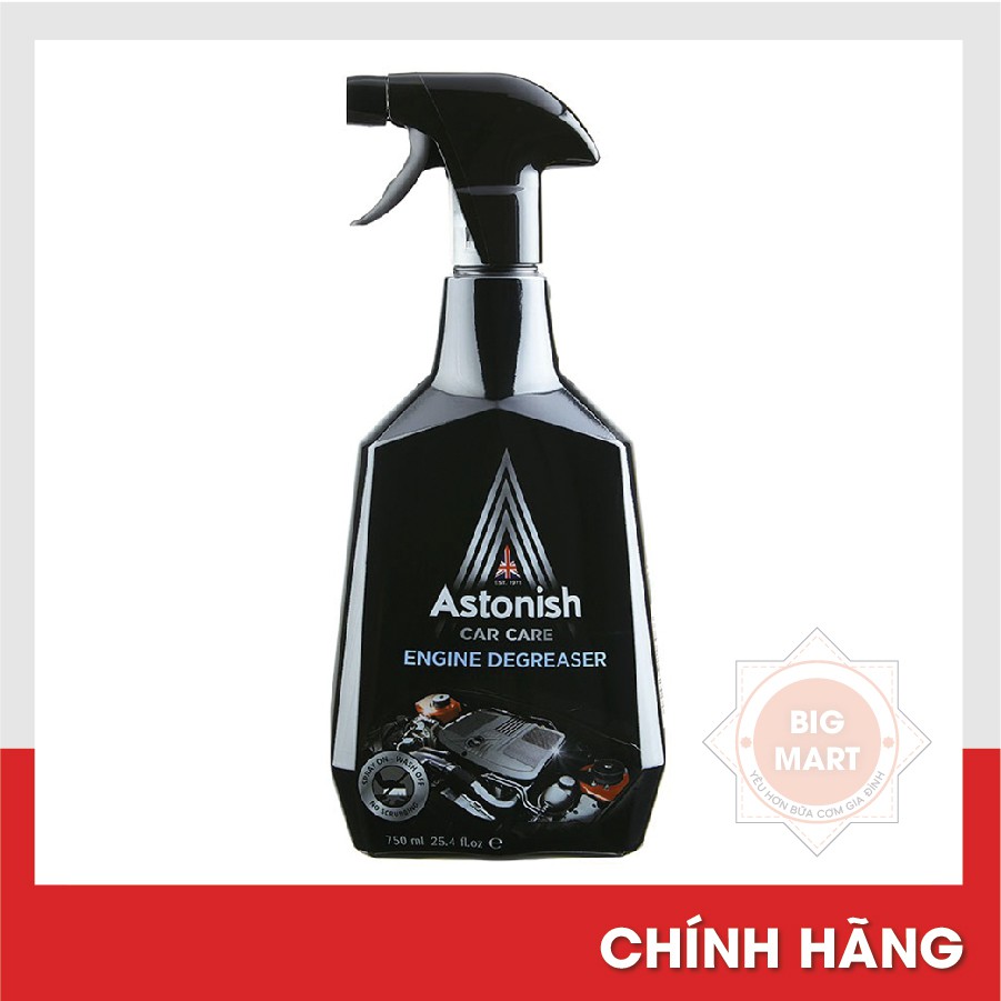 Bình xịt tẩy dầu nhớt và làm sạch động cơ ô tô Astonish C1606