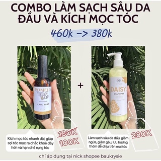 Combo Gội Hoa Cúc và Pomelo Kích Mọc Tóc