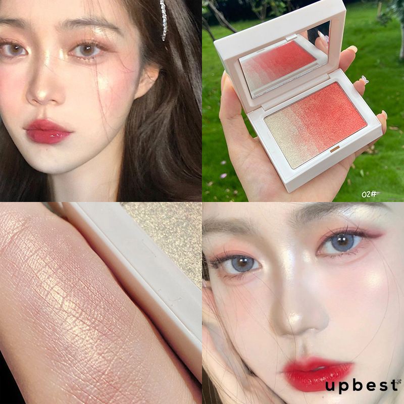 [Hàng mới về] Hộp Phấn Má Hồng Highlight Màu Ngọc Trai Trong Suốt | BigBuy360 - bigbuy360.vn