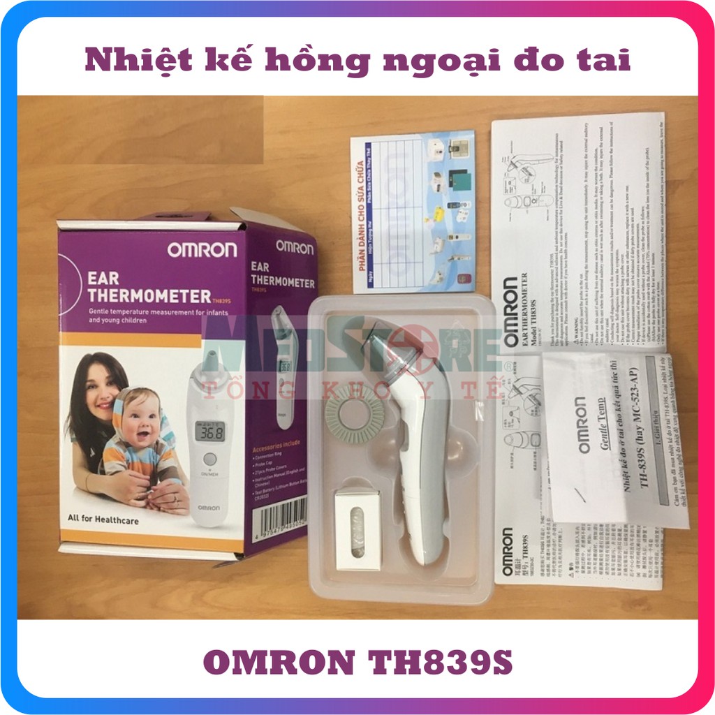 Nhiệt kế điện tử đo tai Omron TH839S (BH chính hãng 2 năm)