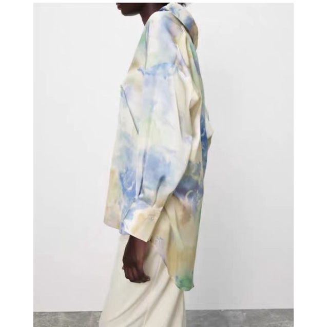 📎SƠMI LỤA HOẠ TIẾT LOANG #ZARA AUTHENTIC TUỒN STORE🖇