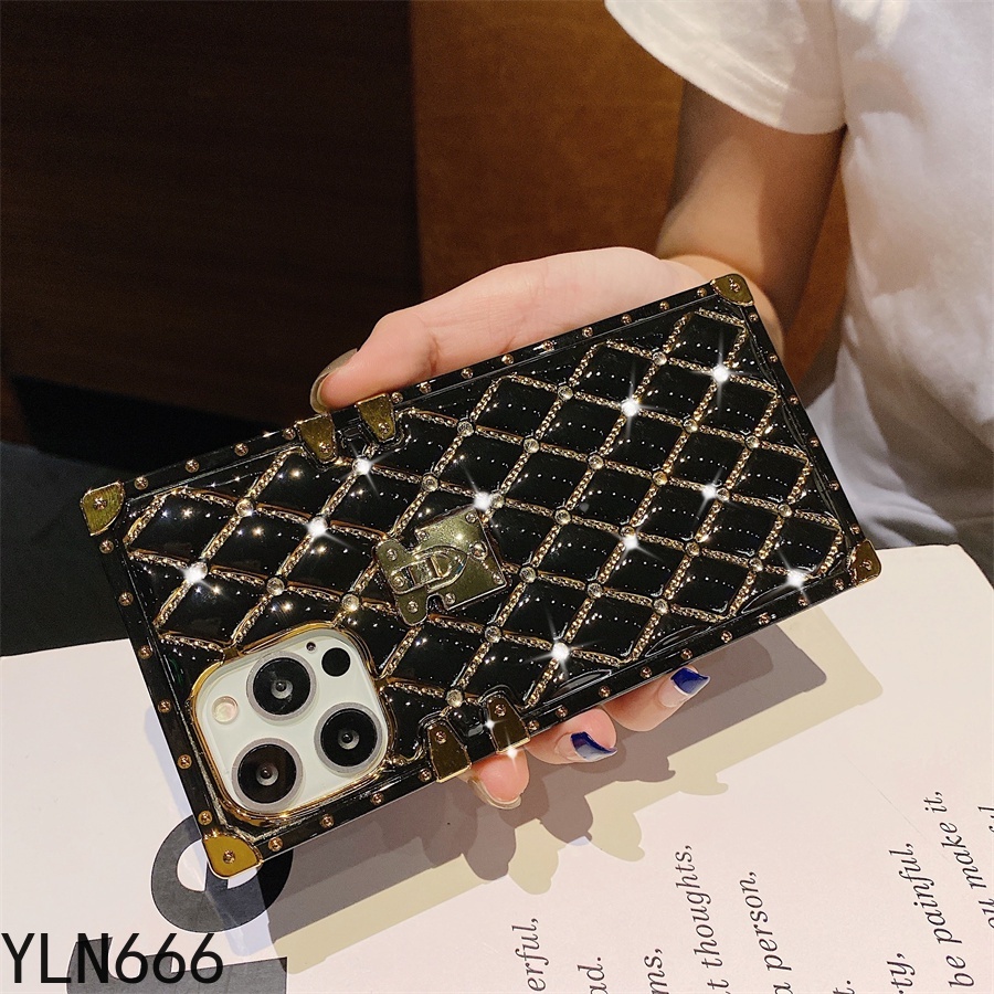 Ốp Điện Thoại Mềm Dáng Vuông Lấp Lánh Cho iPhone 13 13Pro 13Promax 12 12Pro 12promax 11 11Pro Max 14 14PRO Max X XR XS Max 7 8 14 PLUS