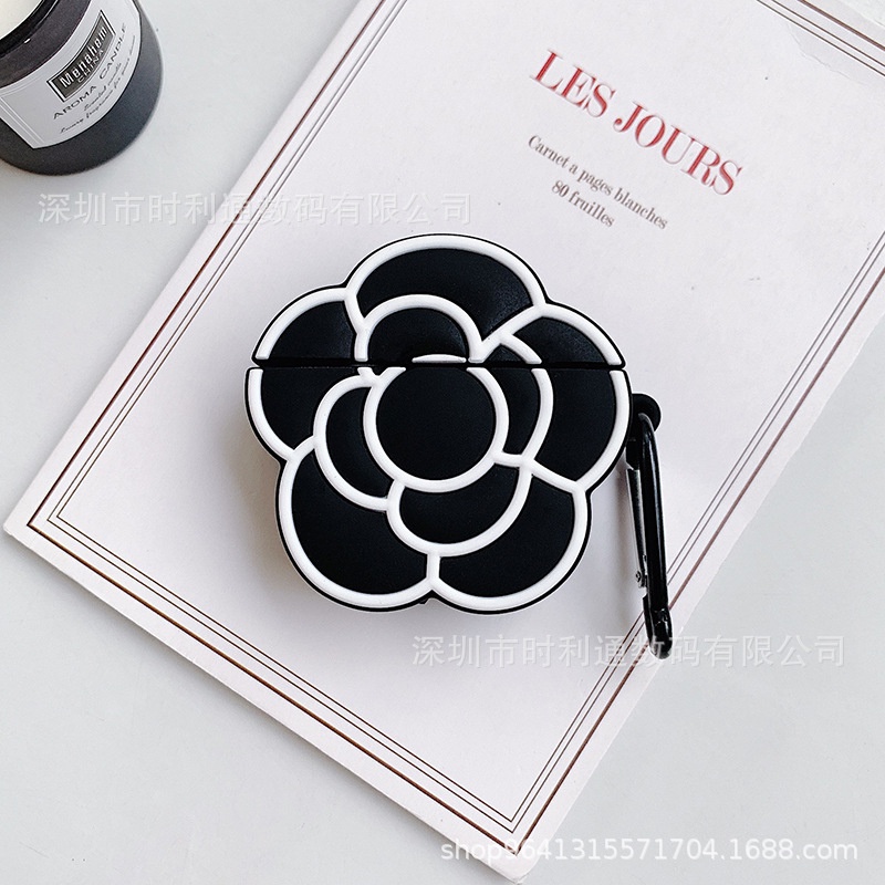 Vỏ bảo vệ hộp sạc tai nghe AirPods 1/2, Pro hình chanel, hoạt hình có đệm khí