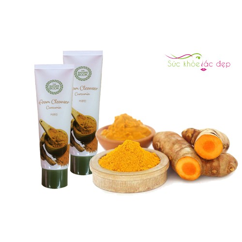 Sữa rửa mặt foam cleanser curcumin( nghệ)