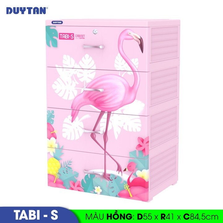 Tủ Nhựa Duy Tân Tabi-S (4 tầng) - 0222/4 (Nhiều màu)