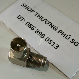 Đầu truyền hình cáp chuẩn cắm Tivi góc vuông (2 CÁI)