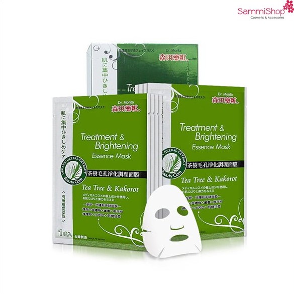 Mặt nạ cho da mụn , hỗ trợ làm trắng da Dr. Morita Treatment & Brightening Essence Mask | BigBuy360 - bigbuy360.vn