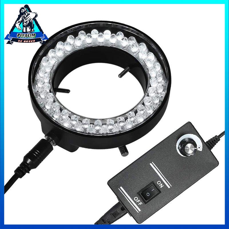[Fitslim] Adjustable 56 LED Ring Light Illuminator Lamp for Industry Stereo Microscope