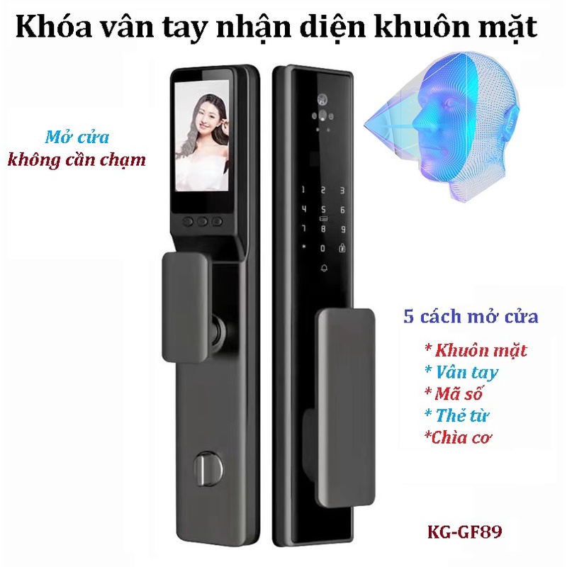 Khoá vân tay nhận diện khuôn mặt cao cấp King Guard KG-GF89