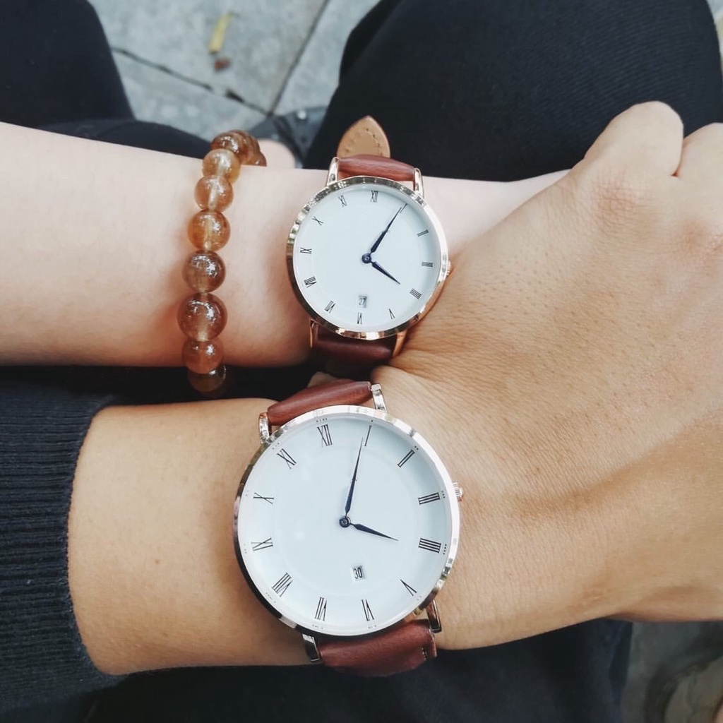 Đồng hồ kim DW nam nữ mặt la mã