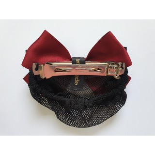 Cặp tóc nơ công sở có búi lưới handmade - PhukienSolmi