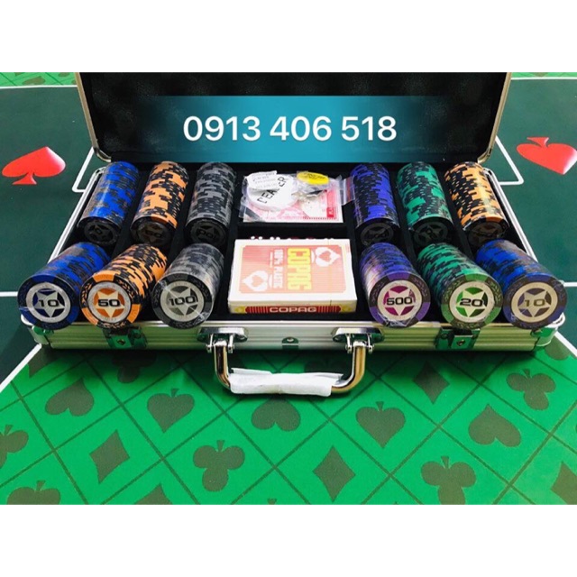 Phỉnh poker casino star 300 chip hàng cao cấp nhập khẩu