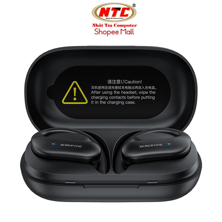 [Mã 2404EL10K giảm 10K đơn 20K] Tai nghe Bluetooth TWS Borofone BE33 Rhyme BT V5.0 (Đen) - Hãng phân phối