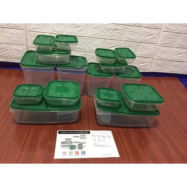 Hộp đựng đồ ăn 17 chi tiết