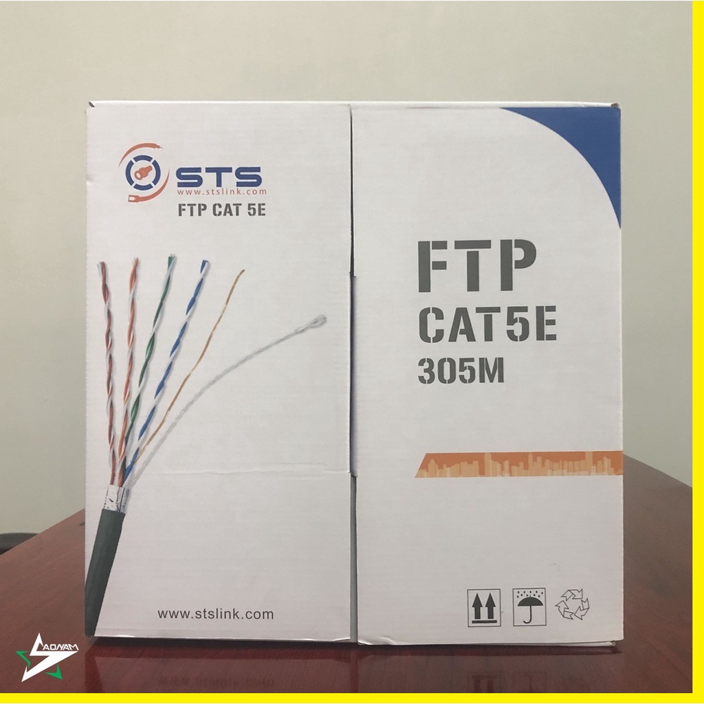 CÁP MẠNG STS CAT5E UTP - Cáp mạng CAT5e – UPT  – Cuộn 305m - CÁP MẠNG STS CAT5