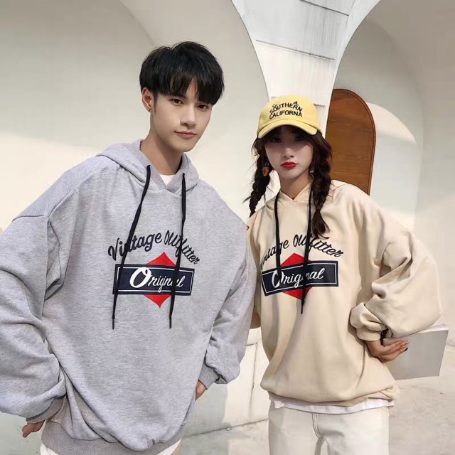 Áo hoodie nỉ form rộng unisex Original nam nữ ulzzang Wind | BigBuy360 - bigbuy360.vn