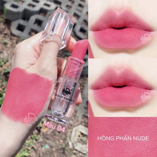 Son thỏi lì siêu mịn môi DOLLY VARIETY [Màu Hồng phấn nude]