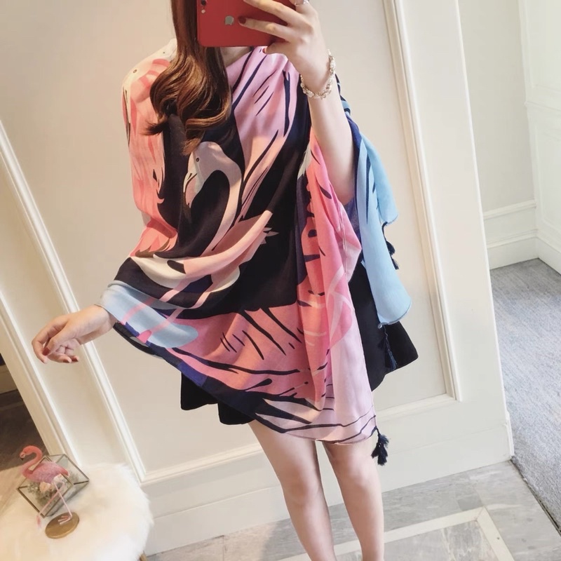 Khăn Đi Biển Hoạ Tiết Siêu Rực Rỡ Hàng Đẹp Loại 1