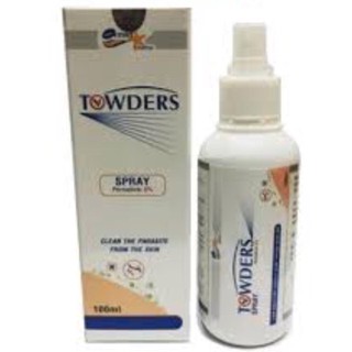 Chai xịt -towders spray . permethrin 5%.