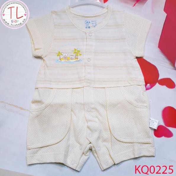 Thời Trang Trẻ Em -Bodysuit bé trai ngắn phối màu đáng yêu – Quần Áo Bé Trai - Bộ Bé Trai - Quần Áo Bé Gái - Bộ Bé