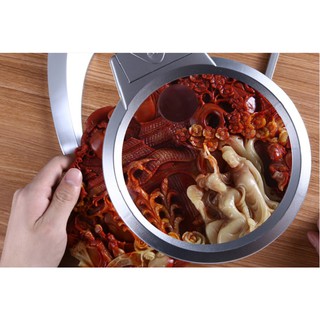 Kính lúp để bàn đế lưỡi liềm