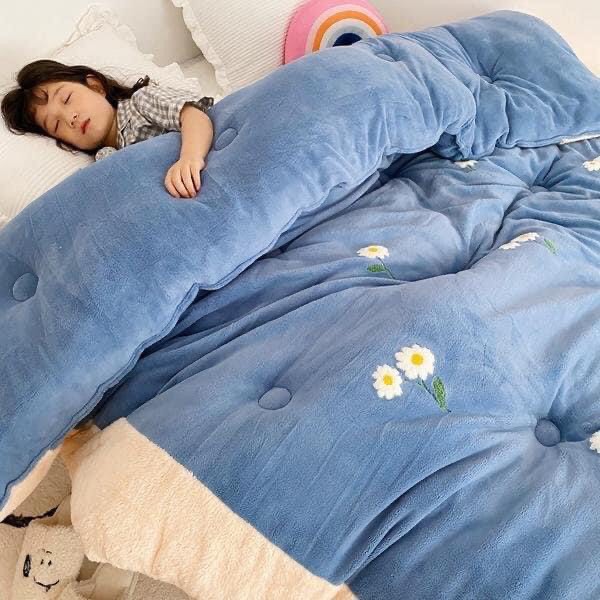 [Siêu Ấm] Chăn Lông Thỏ Đại Hàn 4.5 Kg Siêu Dày Siêu Ấm | BigBuy360 - bigbuy360.vn