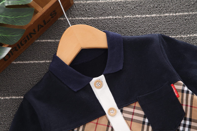 BURBERRY Set Áo Sơ Mi Và Quần Dài Thời Trang Hàn Quốc Đáng Yêu Cho Bé Trai Dễ Thương