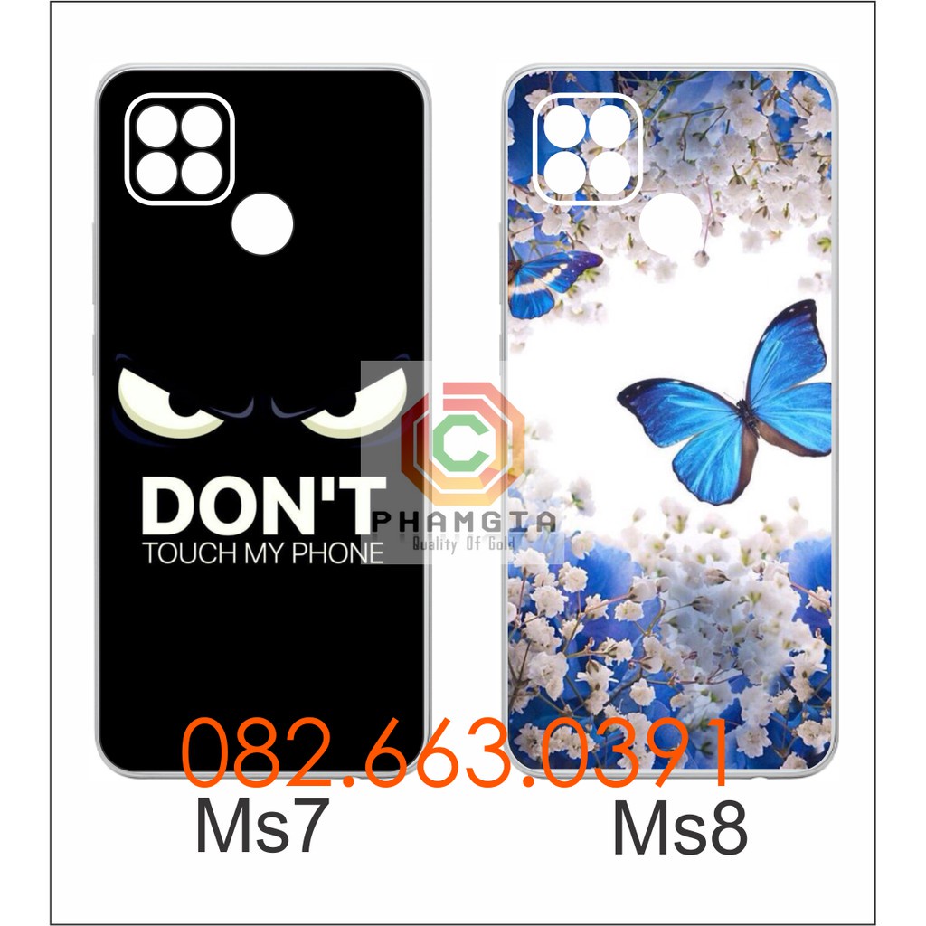Ốp lưng Oppo A15 / A15S dẻo trong bảo vệ cam in hình đẹp (P2)