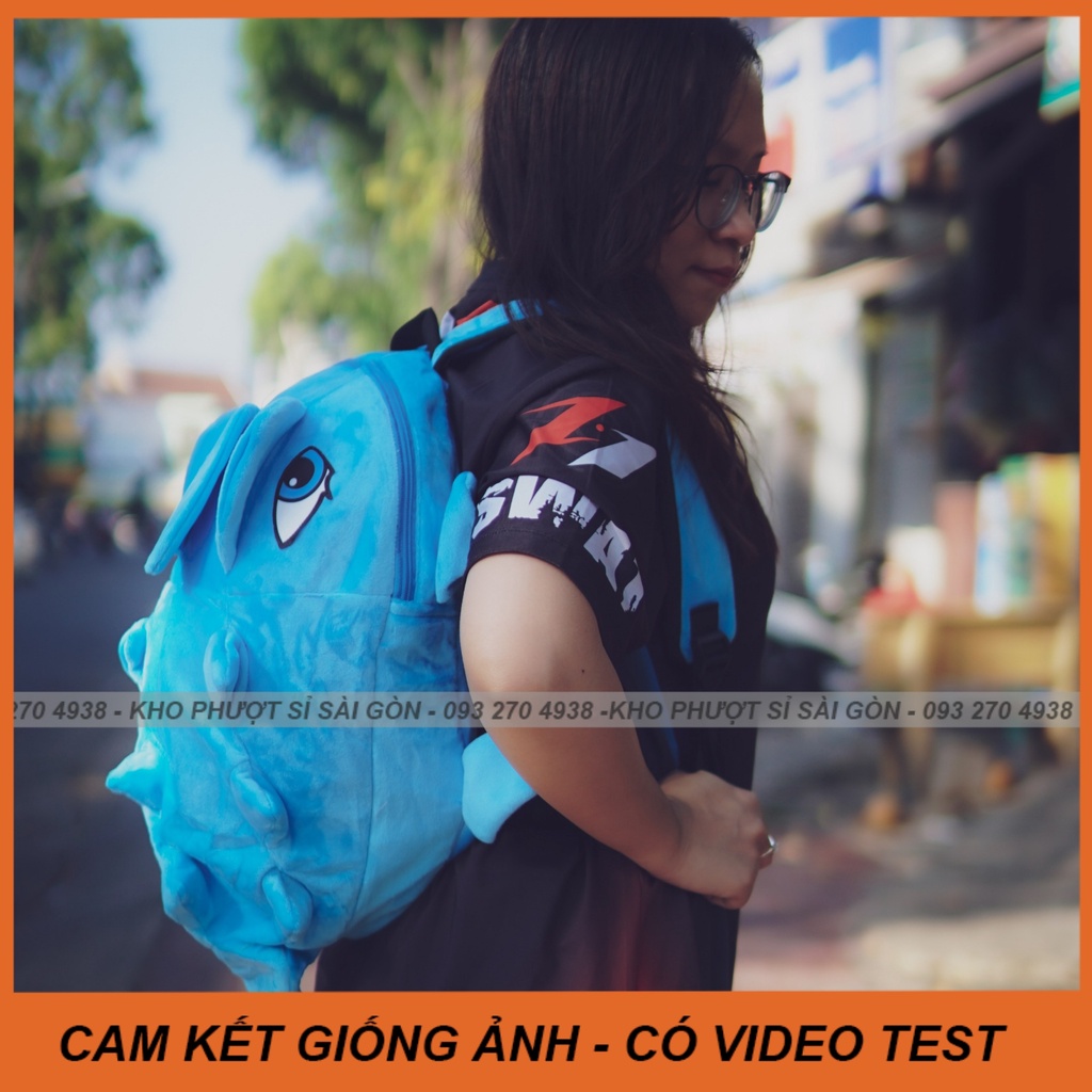 CÓ VIDEO - Mẫu balo hình con khủng long - Balo đi học hình con Khủng long vải Nhung cho bé siêu dễ thương