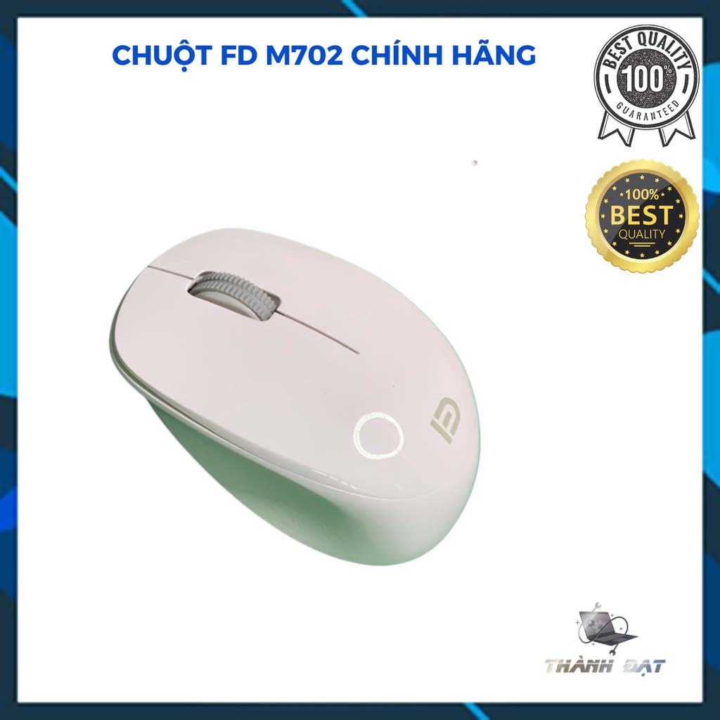 Chuột không dây FD Silent M702 Im lặng, Chuột cơ bản 2.4G USB Dongle, 1500DPI, Quang học, Chế độ ngủ tự động