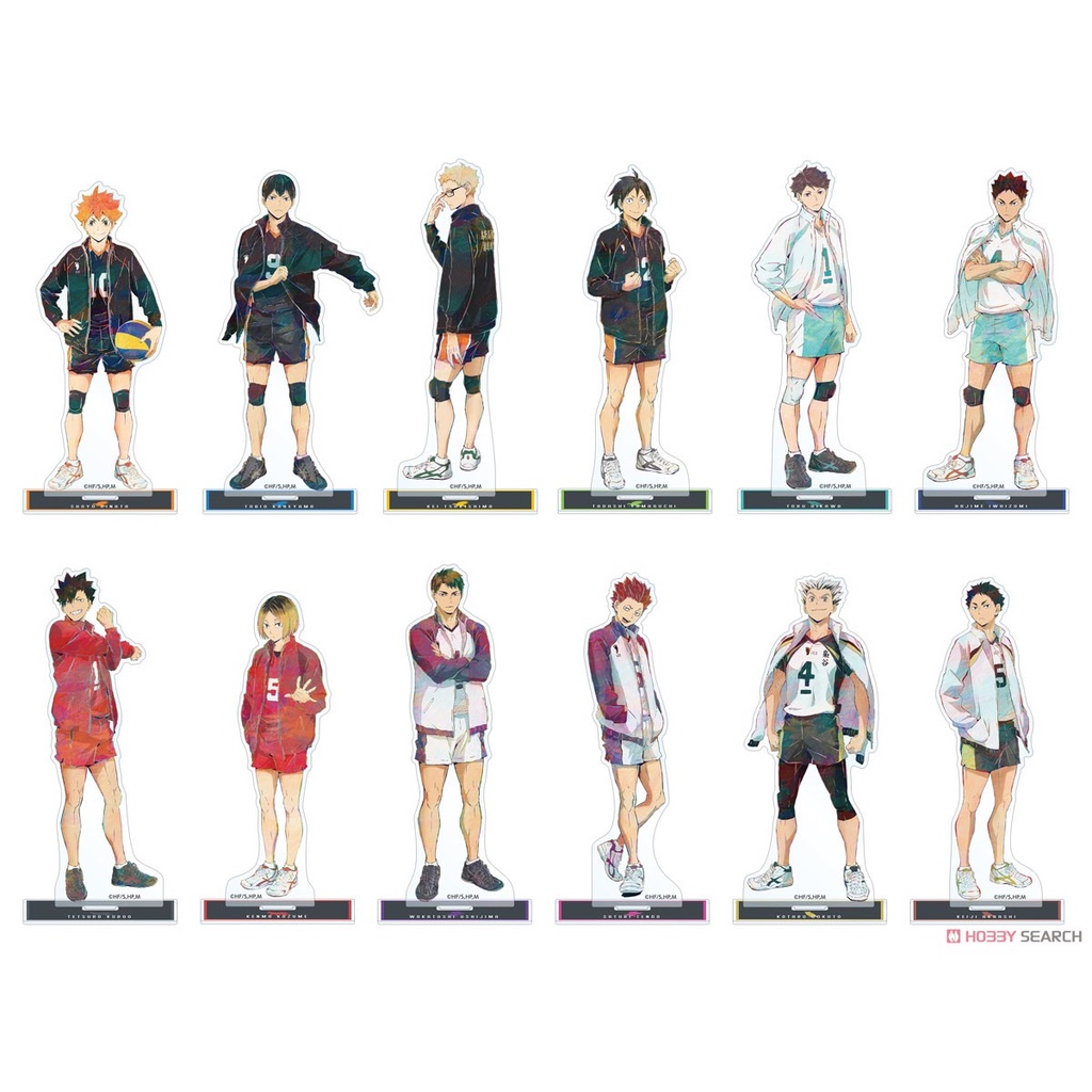 ( KHỞI ĐỘNG ) Standee HAIKYUU!! TO THE TOP mô hình Vua Bóng Chuyền mica trong anime chibi trưng bày