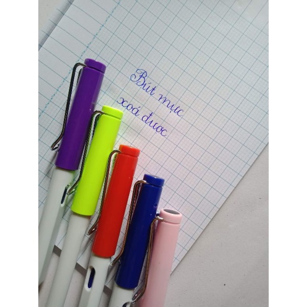 Combo bút mực xóa ( 3 bút + 20 ống mực )